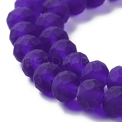 Transparent Glass Beads Strands EGLA-A034-T10mm-MD06-1