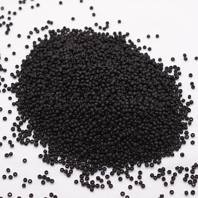 12/0 Round Glass Seed Beads SEED-J015-F12-M49-1