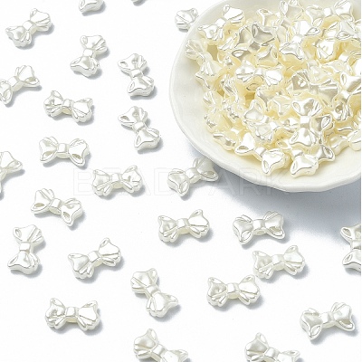 ABS Plastic Imitation Pearl Beads OACR-YW0001-85C-1
