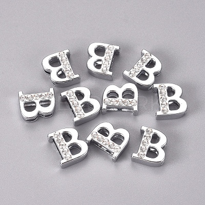 Alloy Slide Charms LS-PALLOY-WH0066-21B-1