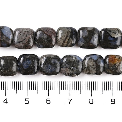 Natural Glaucophane Beads Strands G-C141-F01-01-1