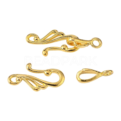 Tibetan Style Hook and Eye Clasps LS-K08ZJ011-1