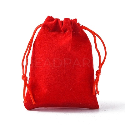 Velvet Cloth Drawstring Bags TP-C001-50x70mm-M-1