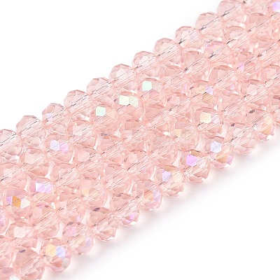 Electroplate Glass Beads Strands EGLA-A044-T4mm-L22-1