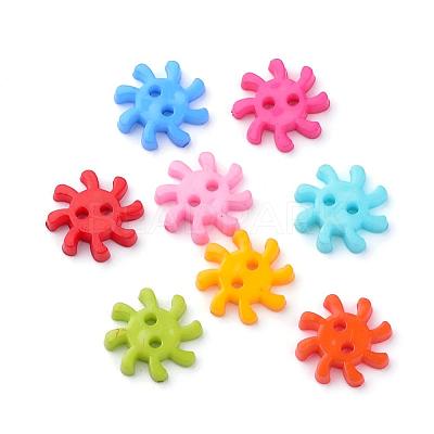 2-Hole Acrylic Buttons BUTT-S020-43-1