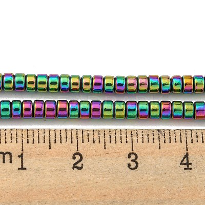 Electroplated Synthetic Non-magnetic Hematite Beads Strands G-K361-A06-01-1