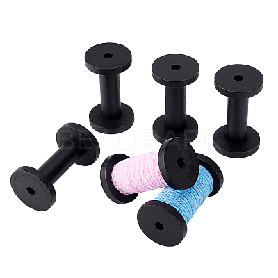 Wooden Bobbins FIND-WH0148-472C-1