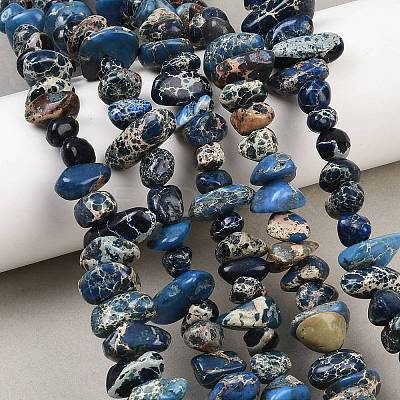 Natural Imperial Jasper Beads Strands G-I123-05B-1