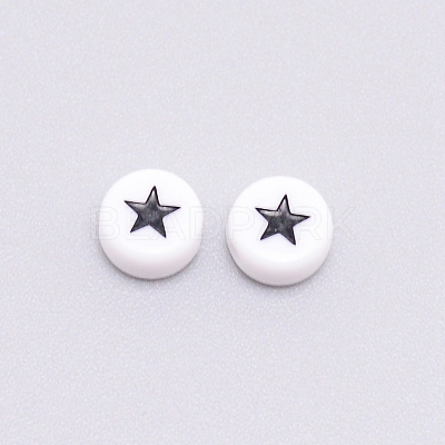Opaque Acrylic Beads ACRC-TAC0001-01E-1