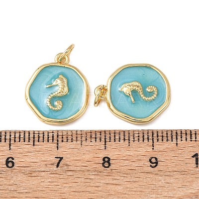 Brass Pendants KK-C143-37B-01-1