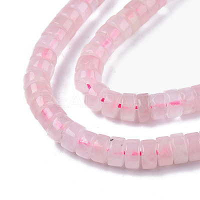 Natural Madagascar Rose Quartz Beads Strands G-N326-148A-1