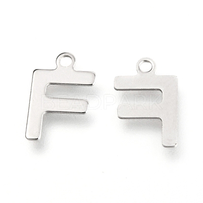 Non-Tarnish 201 Stainless Steel Charms STAS-C021-06P-F-1