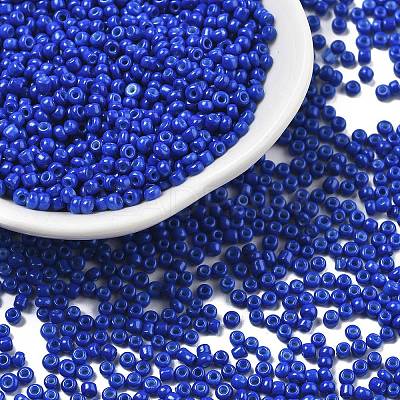 Baking Paint Glass Seed Beads SEED-S001-01-1
