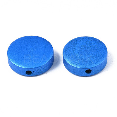 Painted Natural Wood Beads WOOD-S057-069A-1