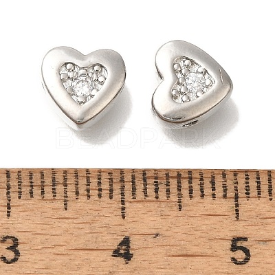 Brass Micro Pave Cubic Zirconia KK-Q001-05P-03-1