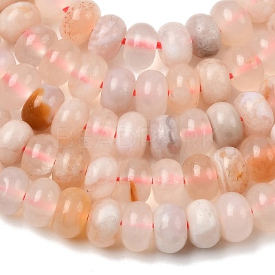 Natural Cherry Blossom Agate Beads Strands G-A280-A19-01-1