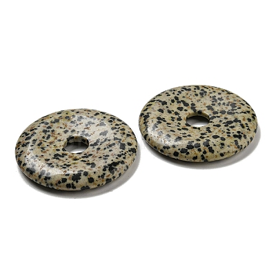 Natural Dalmatian Jasper Pendants G-P532-01A-25-1