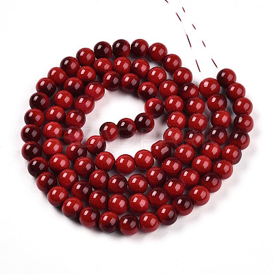 Baking Paint Glass Beads X1-DGLA-N012-10mm-10-1