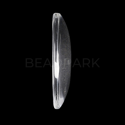 Transparent Oval Glass Cabochons X-GGLA-R022-30x20-1