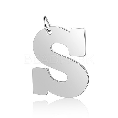 Tarnish Resistant 201 Stainless Steel Pendants STAS-S105-T585S-S-1