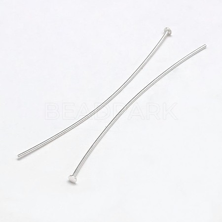 925 Sterling Silver Flat Head Pins STER-F018-01B-1