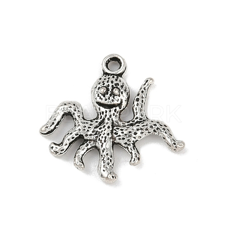 Tibetan Style Alloy Pendants PALLOY-V008-01F-AS-1