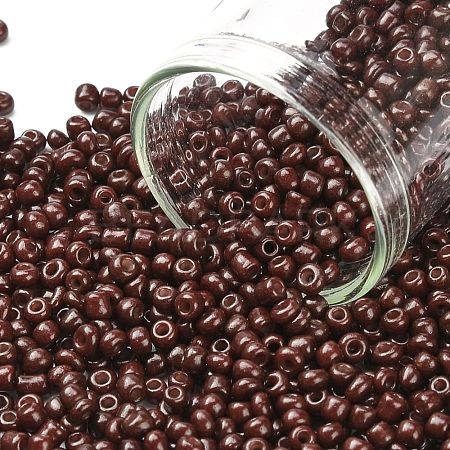 (Repacking Service Available) Baking Paint Glass Seed Beads SEED-C024-C-K18-1