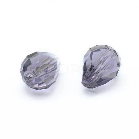 Imitation Austrian Crystal Beads SWAR-F062-8x6mm-26-1