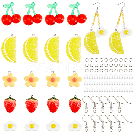 CHGCRAFT DIY Fruit Dangle Earring Making Kits DIY-CA0004-11-1