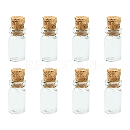 18Pcs Glass Jar Glass Bottle Bead Containers CON-FS0001-16-1