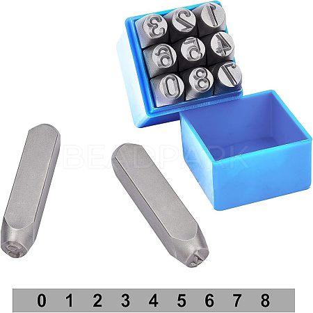 Steel Stamps AJEW-WH0120-55I-1
