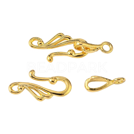 Tibetan Style Hook and Eye Clasps LS-K08ZJ011-1