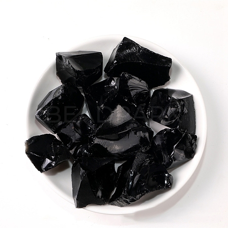 Natural Rough Raw Obsidian Display Decorations LS-G-PW0007-145C-1