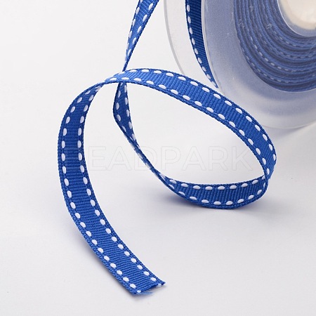 Grosgrain Polyester Ribbons for Gift Packings SRIB-I001-009-352W-1