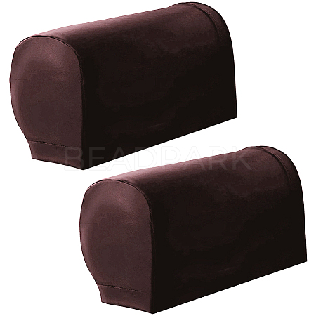 1 Pair Imitation Leather Sofa Armrest Covers AJEW-CL0002-21A-1