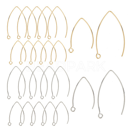 304 Stainless Steel Earring Hooks STAS-UN0015-52-1