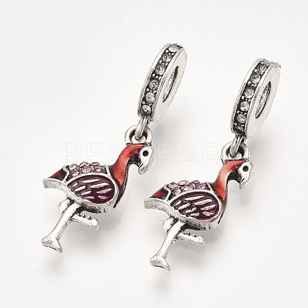 Alloy European Dangle Charms MPDL-S067-025AS-1