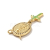 Brass Charms KK-B059-52G-E-3