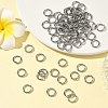Tarnish Resistant 304 Stainless Steel Open Jump Rings X-STAS-E066-11-8mm-5