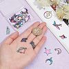 CHGCRAFT 20Pcs 10 Style Space Theme Alloy Pendants FIND-CA0005-83-3