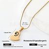 304 Stainless Steel Pendant Necklaces BF9945-6-1