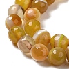 Natural Striped Agate/Banded Agate Beads Strands G-A246-8mm-01-4