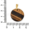 Natural Tiger Eye Pendants GG-CBA260E-03G-12-3