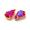 Moonlight Effect Teardrop Sew on Rhinestone GLAA-P055-02A-G06-3