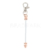 Alloy Beadable Pendant Decorations KEYC-D288-01RG-2