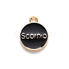 Alloy Enamel Pendants ENAM-S124-01A-08L-3