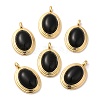 Natural Black Onyx(Dyed & Heated) Pendants KK-M270-41G-02-1