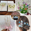 120Pcs 2 Styles Acrylic Bead Caps OACR-TA0004-70-8