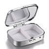 2 Compartmennts Iron Pill Box CON-H013-02P-2