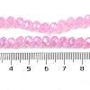 Baking Electroplate Glass Beads Strands LS-DGLA-A039-J10mm-B18-4